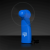Custom Pre-Programmed Blue Mini Fans with Blue LEDs - Blue