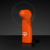 Custom Pre-Programmed Orange Mini Fan with Orange LED 