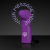 Custom Pre-programmed Purple Mini Fan with White LEDs - In Use 