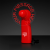 Custom Pre-Programmed Red Mini Fans with Red LEDs - In Use 