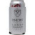 Custom Metallic Neoprene Can Cooler - Metallic silver
