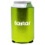 Custom Metallic Neoprene Can Cooler - Metallic lime