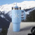 Custom Frosty 40 oz Tumbler - Light Blue Lifestyle View