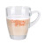 Custom 11 oz. Glass Bistro Mug - Clear