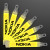 Custom 4" Yellow Mini Glow Sticks, Bulk Pack of 50