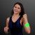 Custom Green Glow Thick Bracelet Bangles - Lifestyle View 