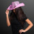 Custom Pink Sequin Cowboy Hat with White Band - Lifestyle