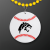 Custom Baseball Medallion with Yellow Beaded Necklace (Non Light Up) 