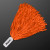 Custom Economy Orange Pom Poms (Non-Light Up)