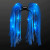 Custom Light Up Hair Noodle Headbands - Bright Blue