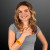 Custom Orange Fashion LED Bracelets - In Use 