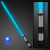 Custom Light Up Swords with 22 Blue LEDs 