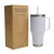 Custom 40 oz Mega Tumbler with Handle - White 