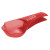 Custom Pet Food Scoop'N Clip - Translucent Red