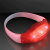 Custom Red LED Flashing Sound Activated Bracelets - Side View 