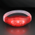 Custom Red LED Flashing Sound Activated Bracelets