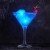 Custom Hollywood Ice Light Up Blue Ice Cubes, Patent D552,633S - Lifestyle View 