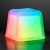 Custom Hollywood Ice Multicolor LED Glow Cubes, Patent D552,633S - Front View 