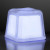 Custom Hollywood Ice White Light Up Ice Cubes, Patent D552,633S - Front View 