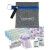 Custom Heathered First Aid Kit - Blue 