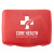 Custom Comfort Care First Aid Kit - Translucent Red