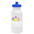 Full Color Customized Sport Bottle 20 Oz White Lid | Promotional Water Bottle