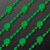 Custom Green Football Helmet Bead Necklaces with Green Medallion (NON-LIGHT UP) - Front View 