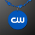 Custom Blue Football Helmet Bead Necklaces with Blue Medallion (NON-LIGHT UP)