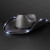 Custom Light Up Dark Silver Cowboy Hat with Black Band