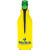 Custom American Made Zipper Bottle Cooler - Yellow