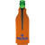 Custom American Made Zipper Bottle Cooler - Texas orange