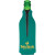 Custom American Made Zipper Bottle Cooler - Turquoise