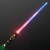 Custom Sound and Motion Expanding Light Sabers for Kids - Front View 