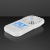 Custom White Fan with Kickstand, 2-Speed, Non-Light Up - Side View 
