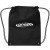 Custom Small Non-Woven Drawstring Backpack - Black