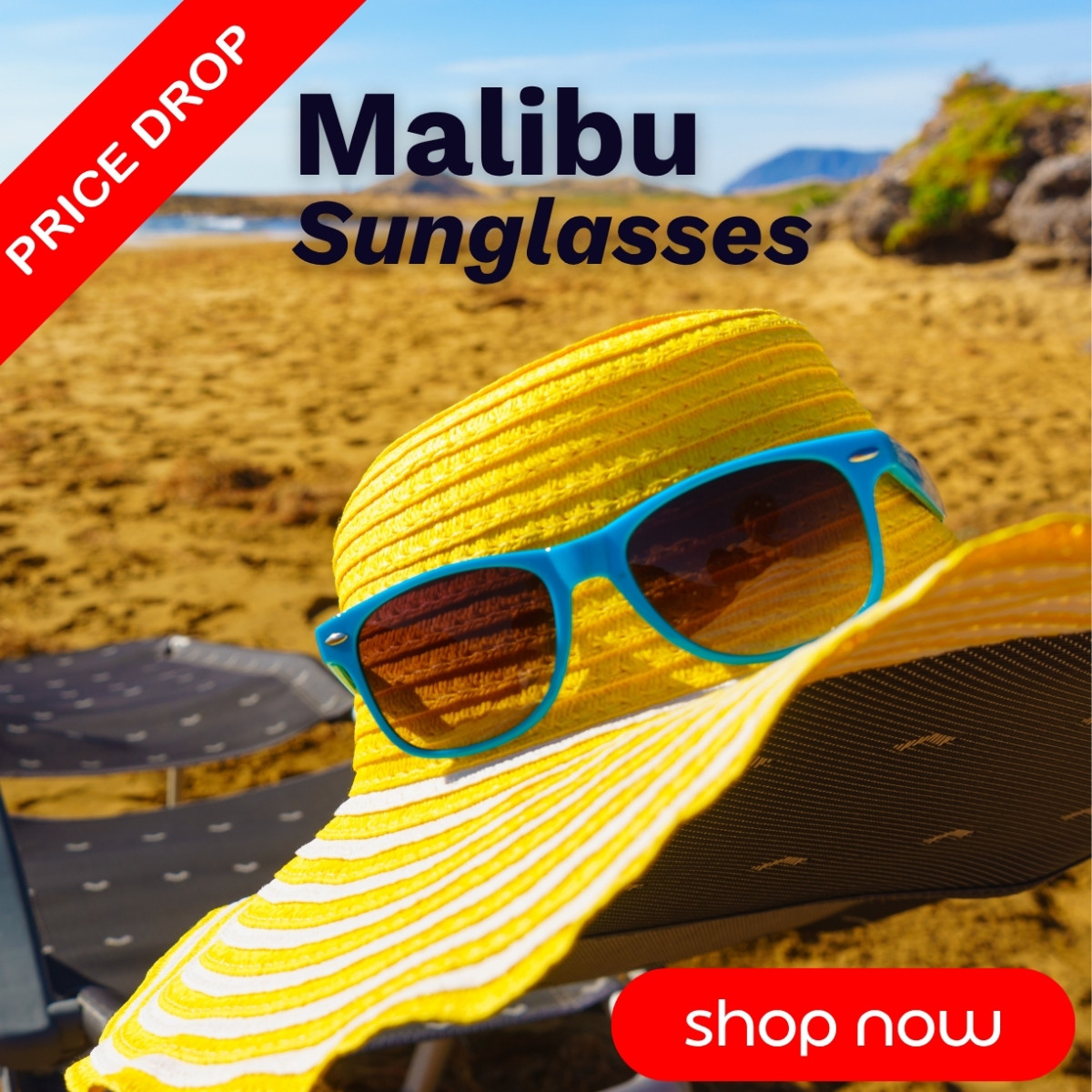 Price drop - Malibu Sunglasses. Shop Now.