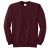 Essential Fleece Crewneck Color Sweatshirt - Maroon