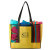 Custom Havasu Non-Woven Beach Tote - Gold