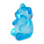 Custom Blue JellyDoh Squish Bear 