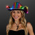 Custom Light Up Cowboy Rainbow Hat with Black Band - Lifestyle View 