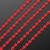 Custom Red Heart Beads Value Necklace with Medallion - Necklace View 