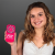 Custom Magenta Pink Fan with Kickstand, 2-Speed, Non-Light Up - Lifestyle View 