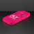 Custom Magenta Pink Fan with Kickstand, 2-Speed, Non-Light Up - Side View 