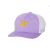 Custom Cosmic Trucker Hat with Mesh - Embroidered - Lavender 