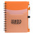 Custom Tri-Pocket Notebook & Pen - Orange 