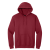 Gildan Hooded Pullover Sweatshirt with Imprinted Logo - Cardinal Red