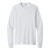 Custom Port & Company Long Sleeve Color Cotton T-Shirt - Ash