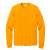 Custom Port & Company Long Sleeve Color Cotton T-Shirt - Gold