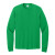 Custom Port & Company Long Sleeve Color Cotton T-Shirt - Clover Green