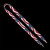 Custom 3/4" Dye-Sublimated Waffle-Weave Shoelaces (pair)